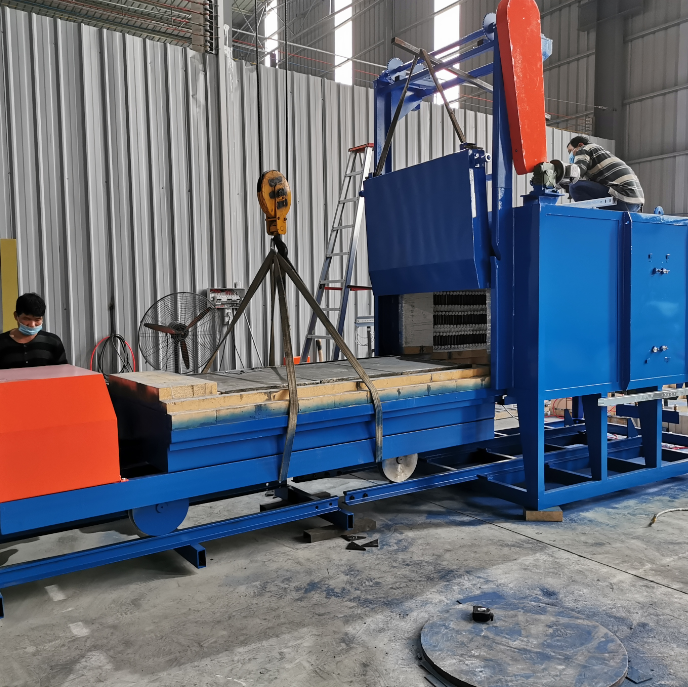 孟加拉國(guó)-純棉爐膛高溫臺(tái)車爐