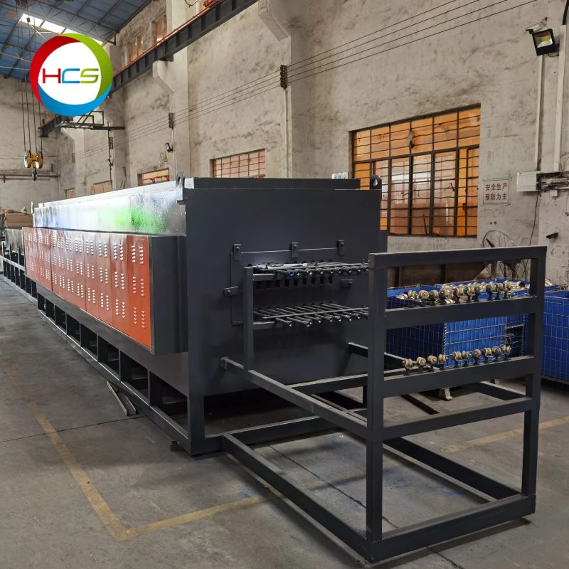 連續(xù)式氣氛保護(hù)光亮不銹鋼盤管毛細(xì)管無(wú)縫管退火爐