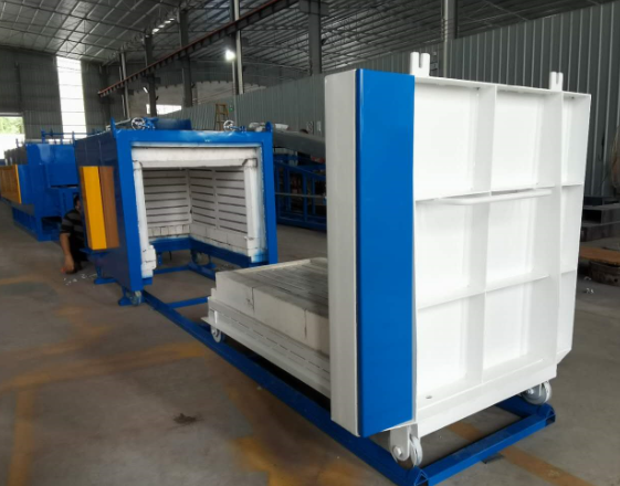 全纖維燃氣臺車爐的結構特點