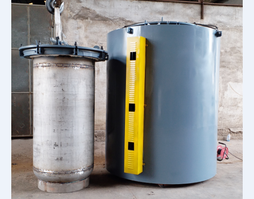 一種零件井爐滲碳淬火方法