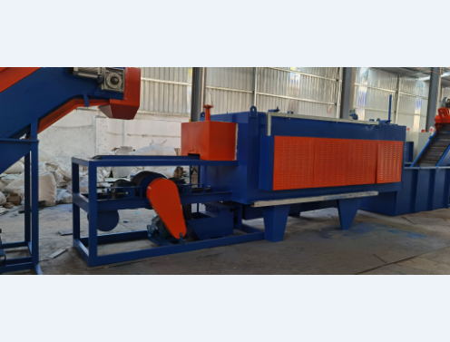 網帶式連續加熱滲碳爐爐門罩火焰余熱回收再利用裝置